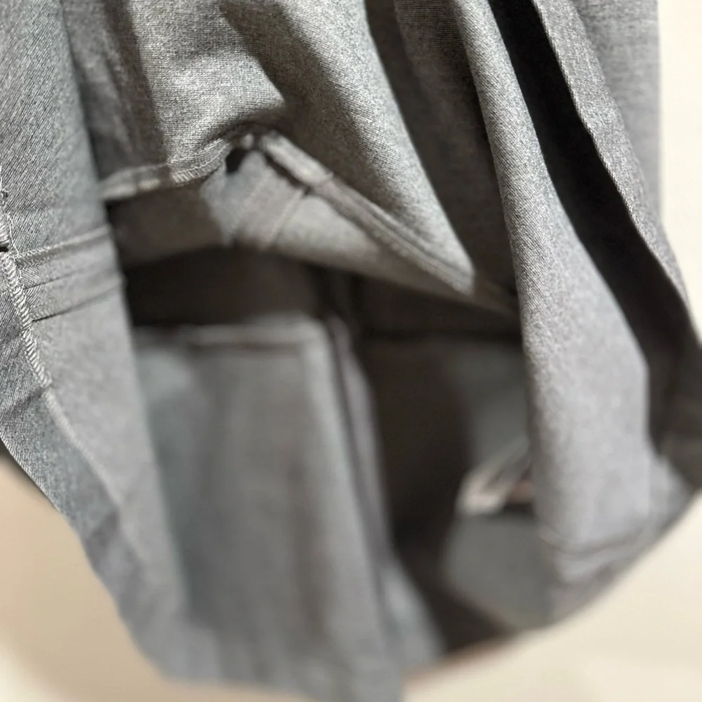 Banana Republic Gray Sleeveless Fitted & Flare Drop Waist Mini Dress Size 0